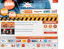 Tablet Screenshot of 2009.donauinselfest.at