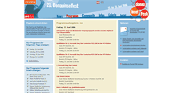 Desktop Screenshot of 2006.donauinselfest.at