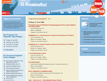 Tablet Screenshot of 2006.donauinselfest.at